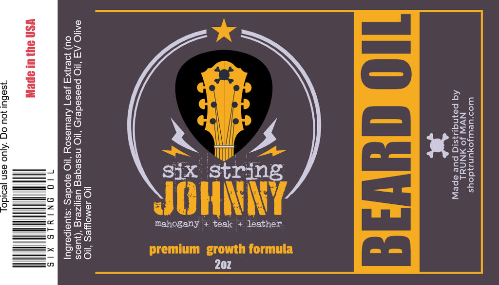 Six String Johnny Beard Oil